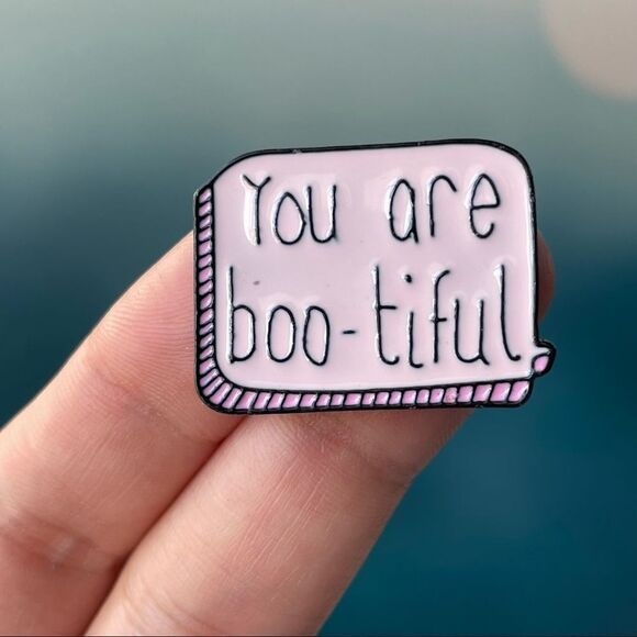 You Are Boo-tiful Enamel Pin/ Brooch Lapel - Picture 1 of 6